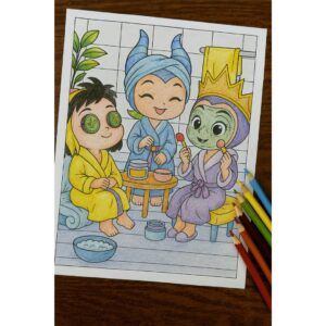 Cute Disney Villains Coloring Book - Image 10