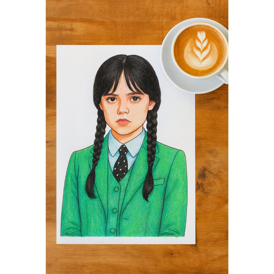 Wednesday Coloring Book - Image 11