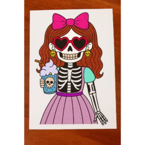 Cute & Creepy Halloween Coloring Book - Image 11