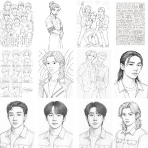 Stray Kids Coloring Book - Image 2