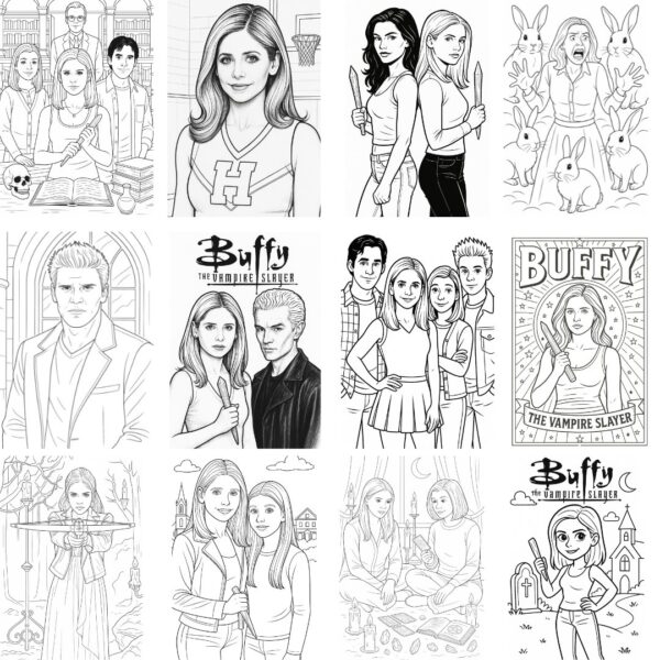 Buffy: The Vampire Slayer Coloring Book