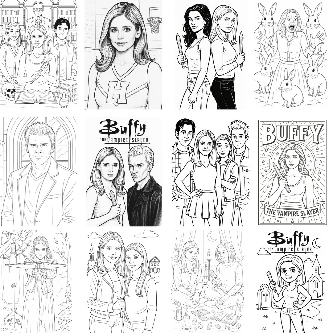 Buffy: The Vampire Slayer Coloring Book - Image 3