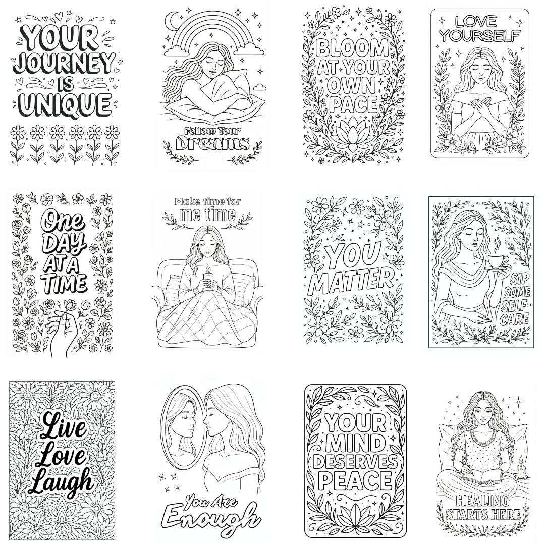 Mental Health Coloring Book - Image 3