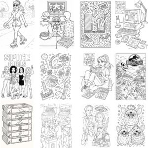 We Love the 90’s Coloring Book - Image 3