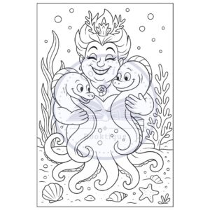 Cute Disney Villains Coloring Book - Image 5