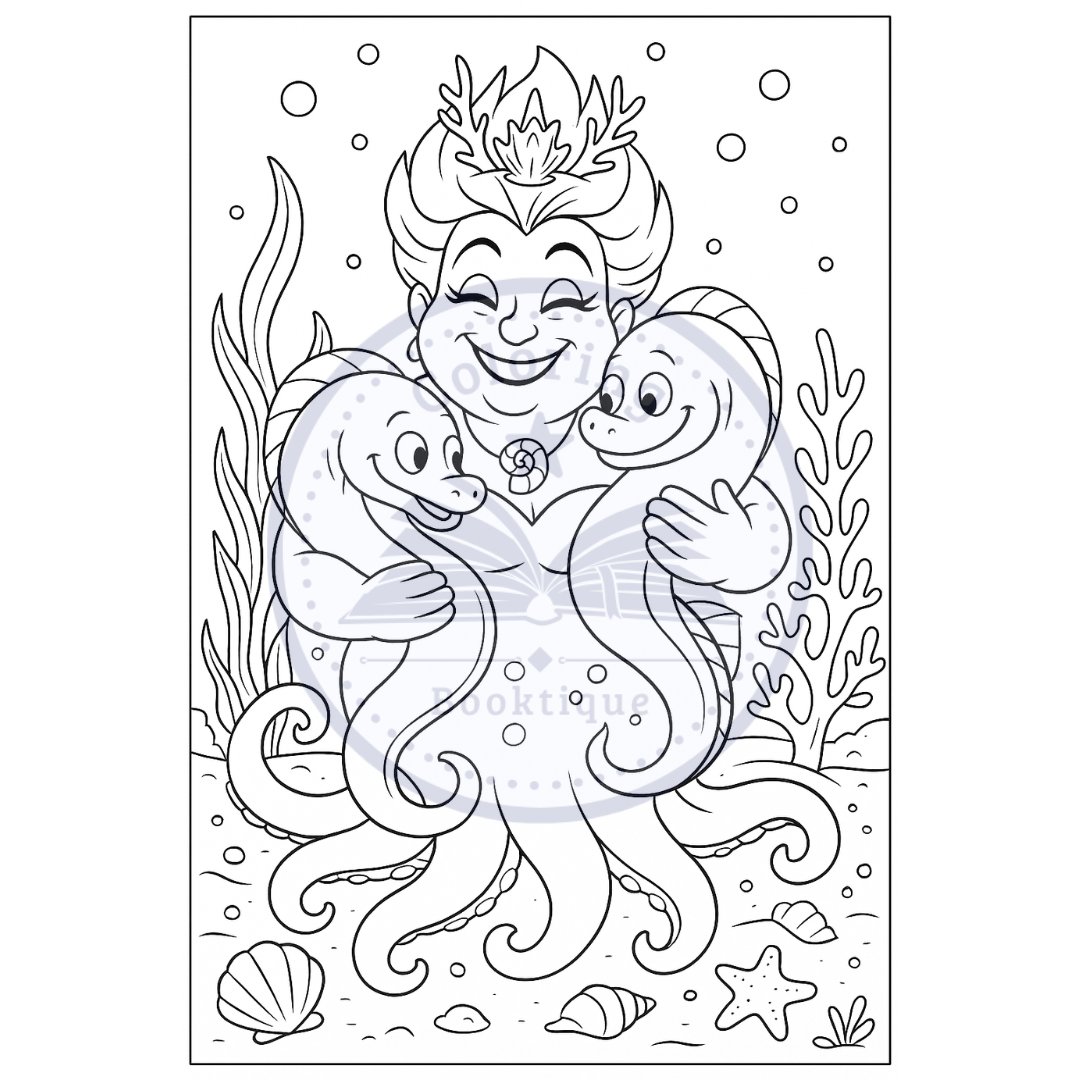 Cute Disney Villains Coloring Book - Image 5