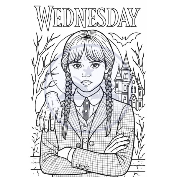 Wednesday Coloring Book