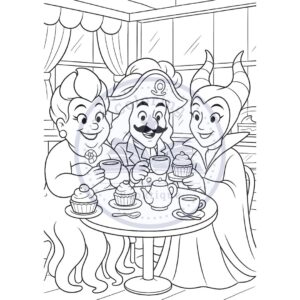 Cute Disney Villains Coloring Book - Image 6