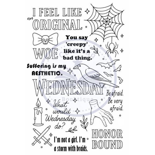 Wednesday Coloring Book