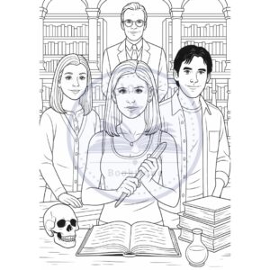 Buffy: The Vampire Slayer Coloring Book - Image 7