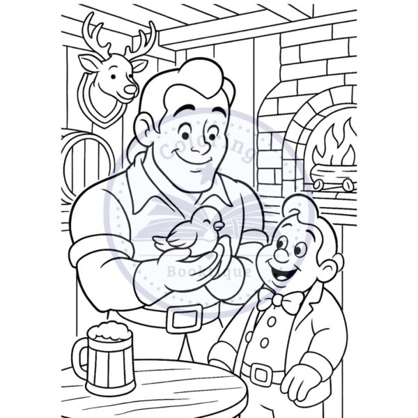 Cute Disney Villains Coloring Book