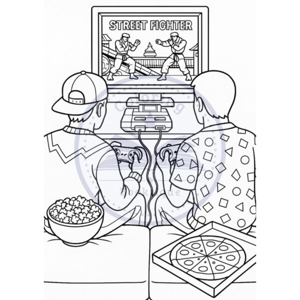 We Love the 90’s Coloring Book