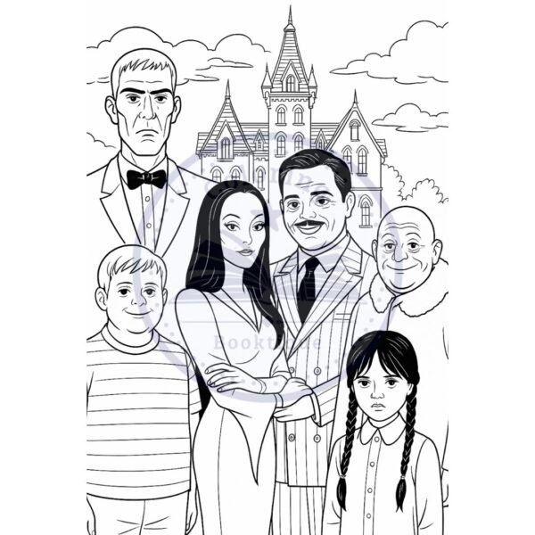 Wednesday Coloring Book