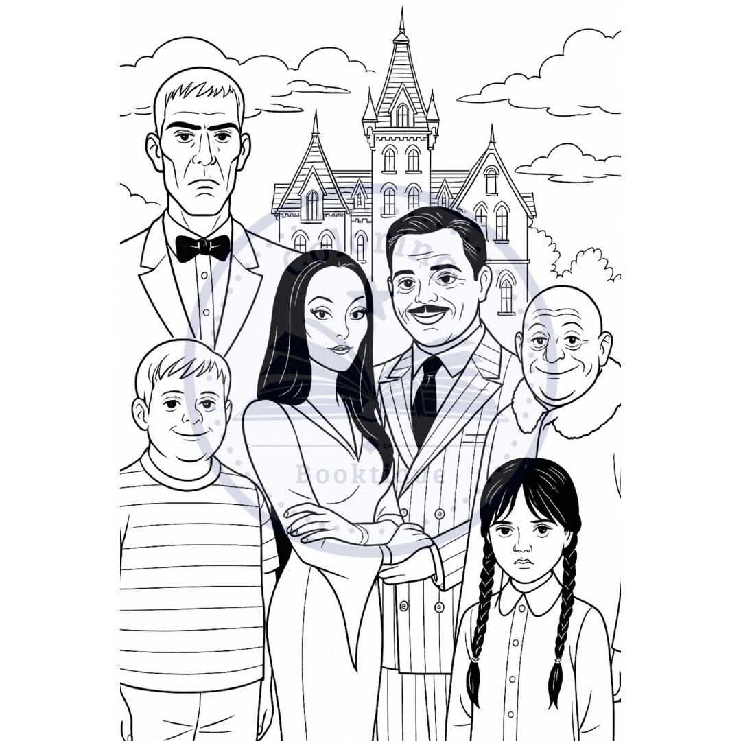 Wednesday Coloring Book - Image 8