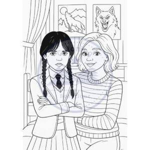 Wednesday Coloring Book - Image 6