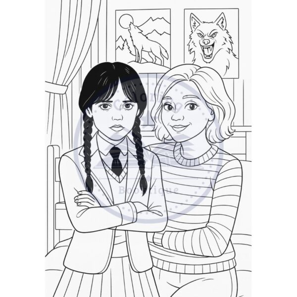 Wednesday Coloring Book