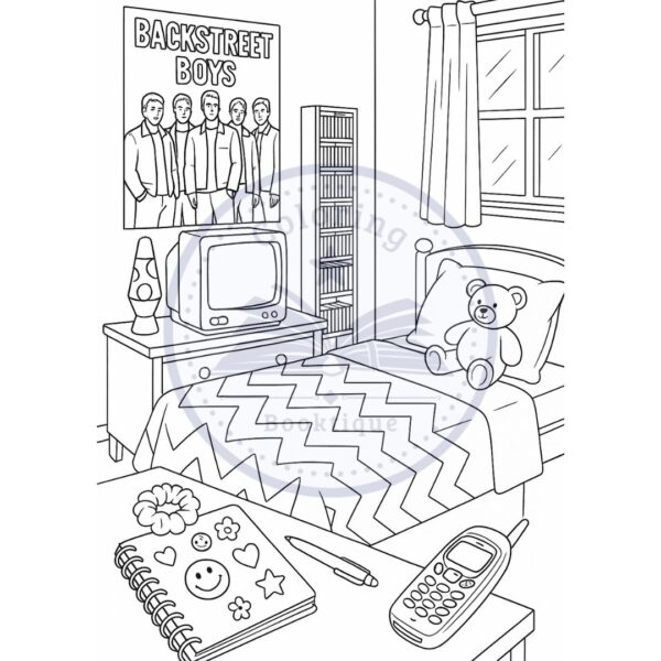 We Love the 90’s Coloring Book