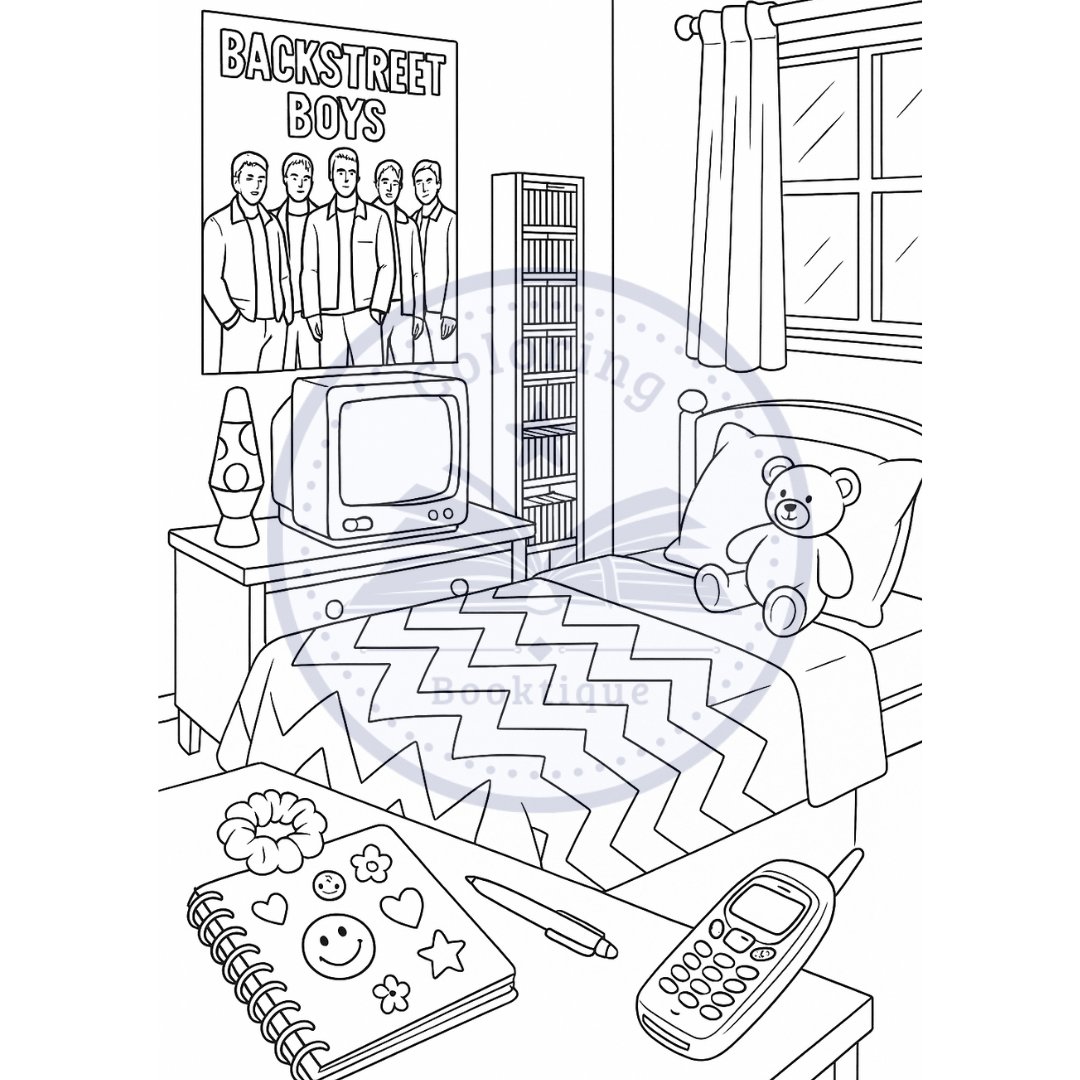 We Love the 90’s Coloring Book - Image 8