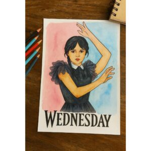 Wednesday Coloring Book - Image 9