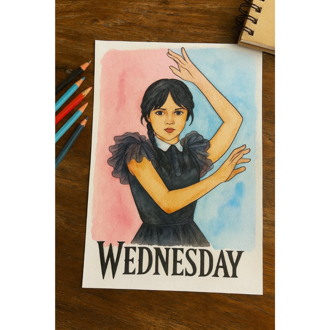 Wednesday Coloring Book - Image 9