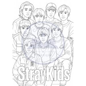Stray Kids Coloring Book - Image 8