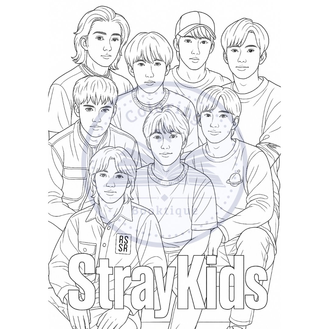 Stray Kids Coloring Book - Image 8