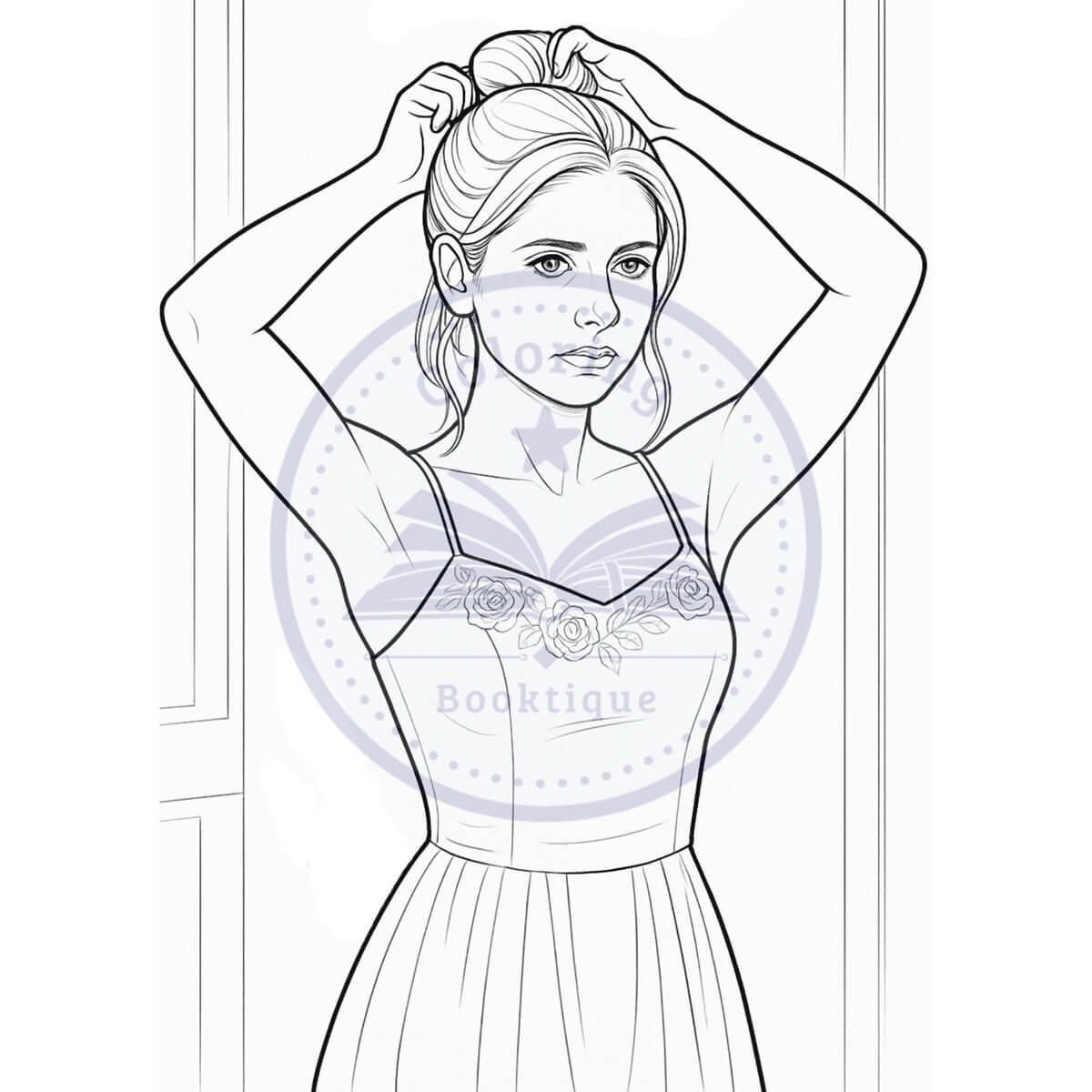 Buffy PDF Coloring Page download