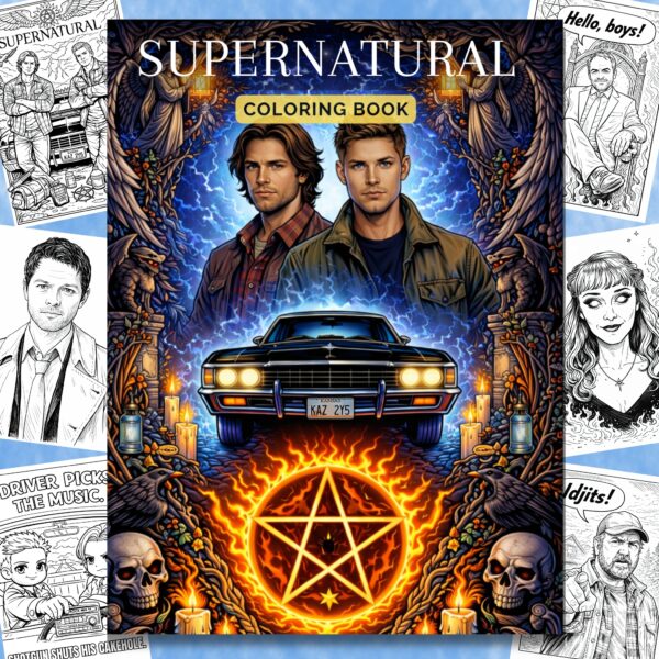 Supernatural Coloring Book