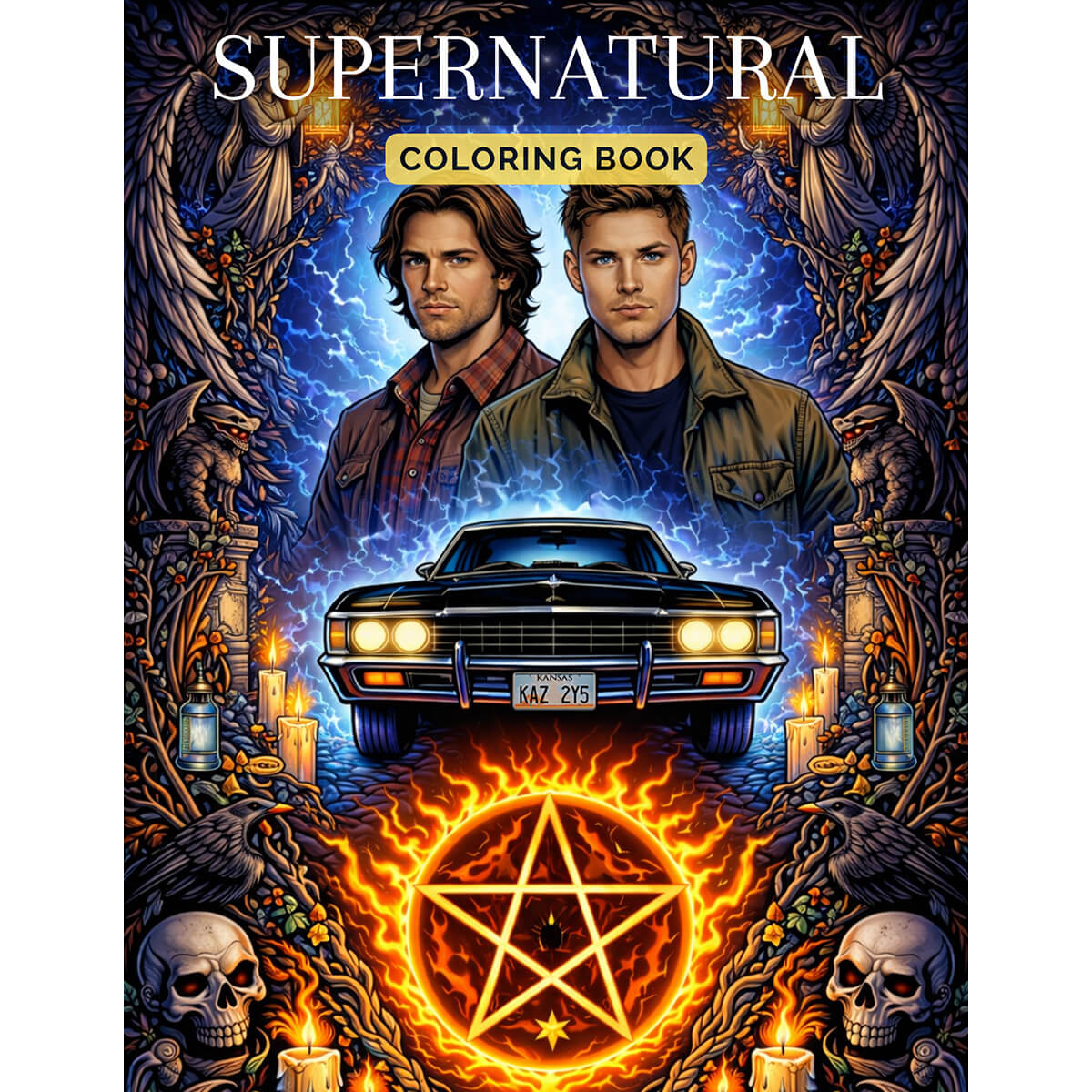Supernatural Coloring Book