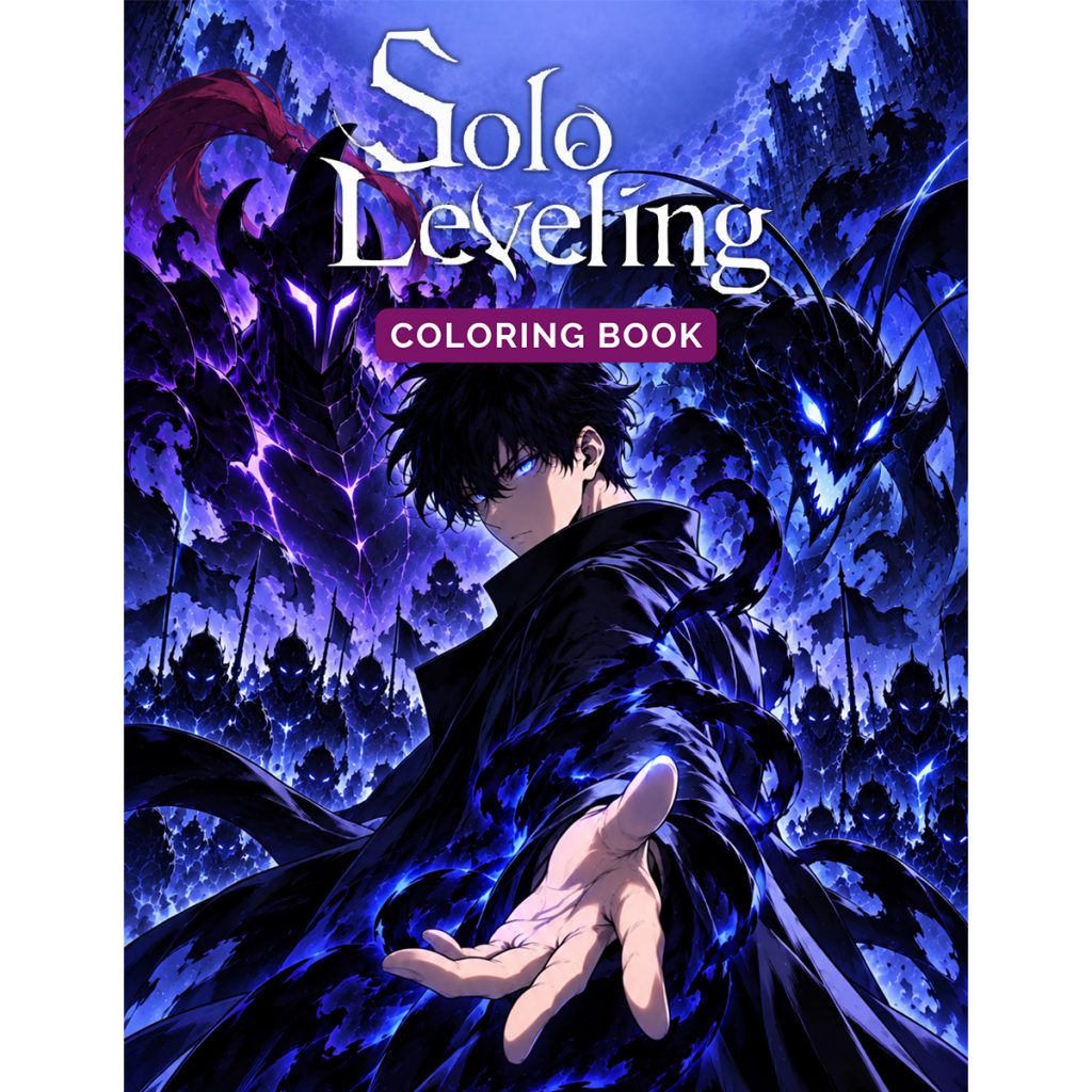 Solo leveling Coloring Book Cover